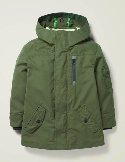 Shower Resistant Utility Coat - Herb Green Shower Resistant Utility Coat - Herb Green