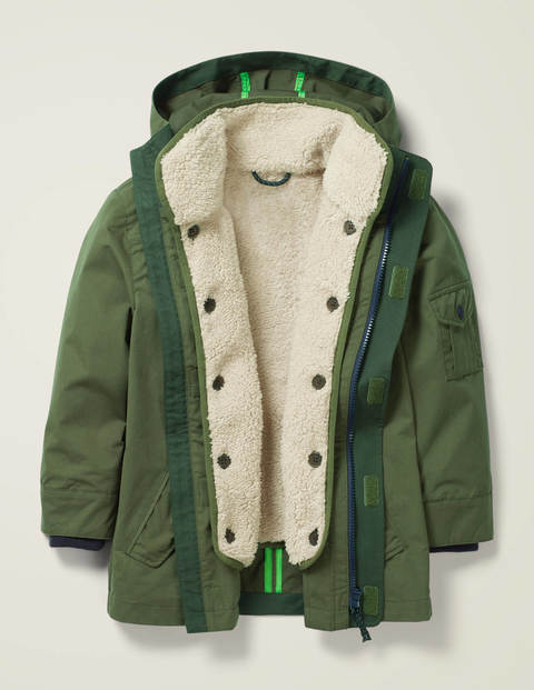 Shower Resistant Utility Coat - Herb Green Shower Resistant Utility Coat - Herb Green