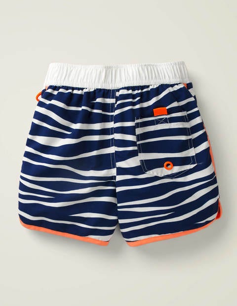 Surfshorts - Schuluniform-Navy/Naturweiß, Zebramuster Surfshorts - Schuluniform-Navy/Naturweiß, Zebramuster