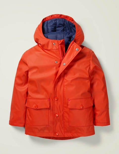 Waterproof 3-In-1 Raincoat - Orange Sunset Waterproof 3-In-1 Raincoat - Orange Sunset