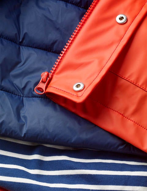 Waterproof 3-In-1 Raincoat - Orange Sunset Waterproof 3-In-1 Raincoat - Orange Sunset
