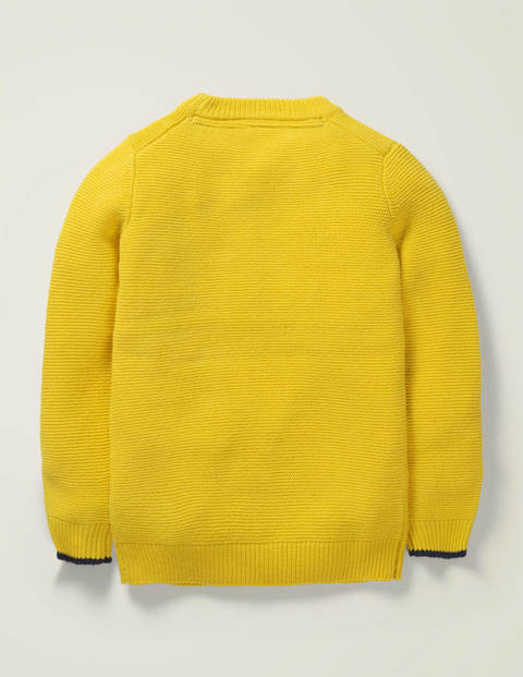 Basic-Pullover Mit Rundhalsausschnitt - Narzissengelb Basic-Pullover Mit Rundhalsausschnitt - Narzissengelb