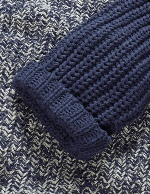 Matrosen-Rundhalspullover - Dunkles Navy/Naturweiß, Twist Matrosen-Rundhalspullover - Dunkles Navy/Naturweiß, Twist
