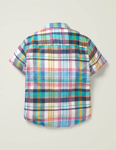 Holiday Shirt - Bright Camelia/Alpine Madras Holiday Shirt - Bright Camelia/Alpine Madras