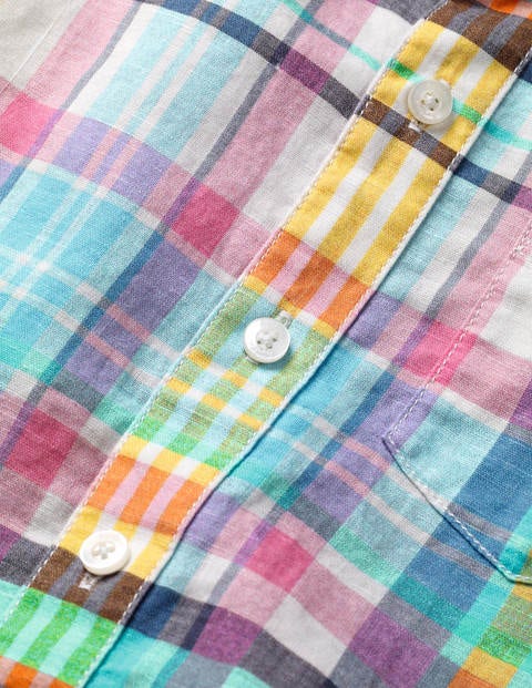 Holiday Shirt - Bright Camelia/Alpine Madras Holiday Shirt - Bright Camelia/Alpine Madras