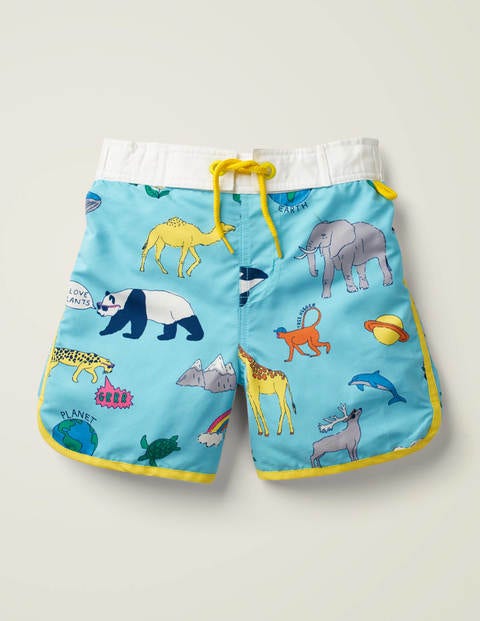 Natural World Surf Shorts - Light Blue Natural World Natural World Surf Shorts - Light Blue Natural World