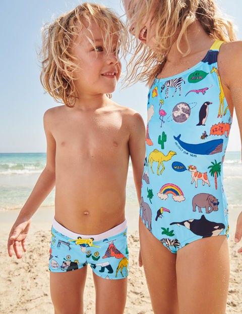 Natural World Surf Shorts - Light Blue Natural World Natural World Surf Shorts - Light Blue Natural World
