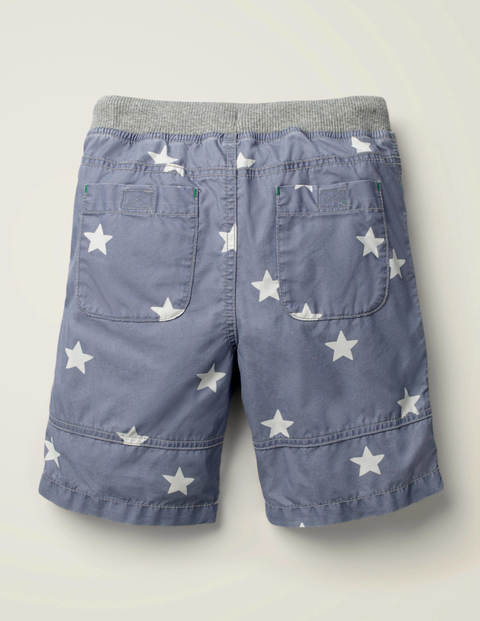 Abenteuer-Shorts - Blaugrau, Sterne Abenteuer-Shorts - Blaugrau, Sterne