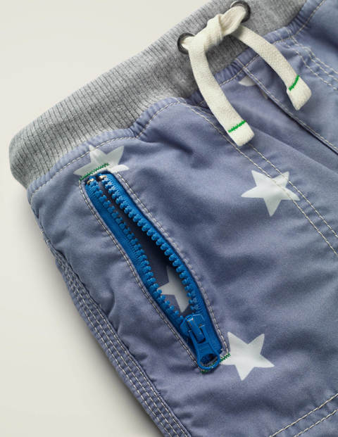 Abenteuer-Shorts - Blaugrau, Sterne Abenteuer-Shorts - Blaugrau, Sterne