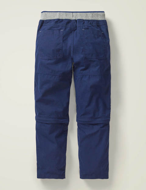 Zip-Off Techno Trousers - Navy Zip-Off Techno Trousers - Navy