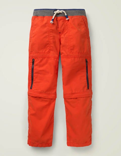 Zip-Off Techno Trousers - Orange Sunset Zip-Off Techno Trousers - Orange Sunset