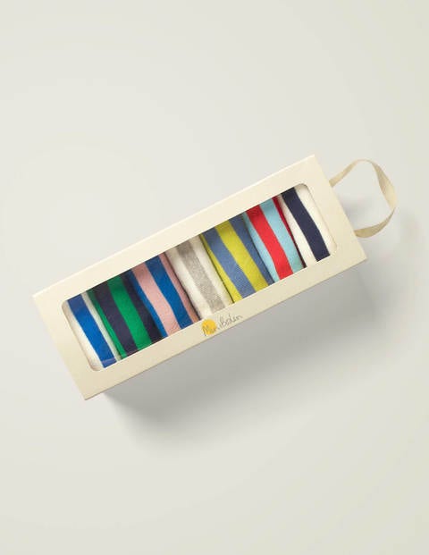 Box Mit Socken Im 7Er-Pack - Bunt, Gestreift Box Mit Socken Im 7Er-Pack - Bunt, Gestreift