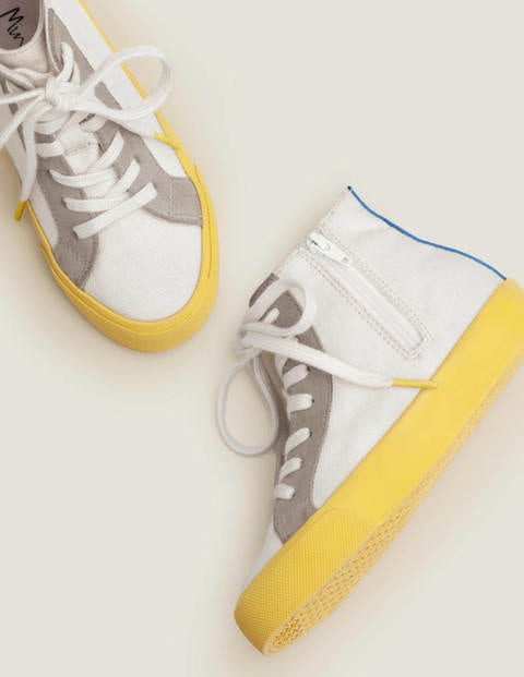 Contrast Canvas High Tops - White Contrast Canvas High Tops - White