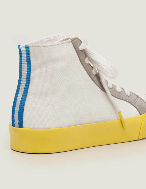 Contrast Canvas High Tops - White Contrast Canvas High Tops - White