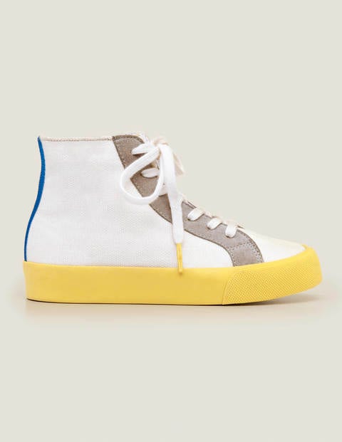 Contrast Canvas High Tops - White Contrast Canvas High Tops - White