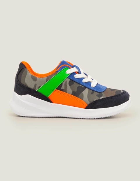Turnschuhe Mit Blockfarben - Kräutergrün, Camouflage Turnschuhe Mit Blockfarben - Kräutergrün, Camouflage