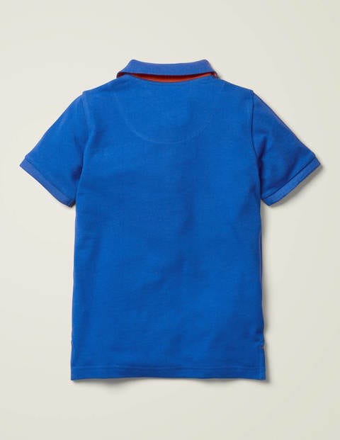 Piqué Polo - Bold Blue Piqué Polo - Bold Blue