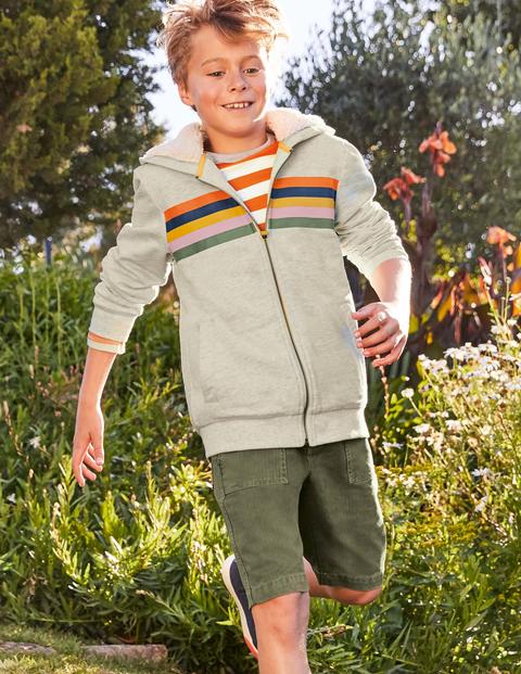 Bequemer Hoodie Mit Kuscheligem Futter - Hellbeige Meliert Bequemer Hoodie Mit Kuscheligem Futter - Hellbeige Meliert