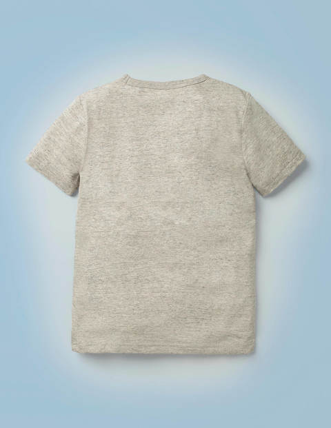 Platform 9¾ Sequin T-shirt - Mid Grey Marl Jaspé Platform 9¾ Sequin T-shirt - Mid Grey Marl Jaspé
