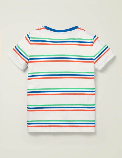 Supersoft Short Sleeve T-Shirt - Multi Stripe Supersoft Short Sleeve T-Shirt - Multi Stripe