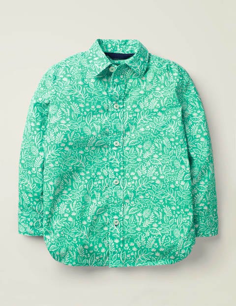Casual Laundered Shirt - Alpine Green Tropical Vine Casual Laundered Shirt - Alpine Green Tropical Vine