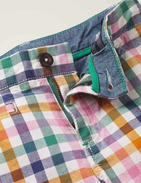 Chino Shorts - Pink/Yellow Gingham Chino Shorts - Pink/Yellow Gingham