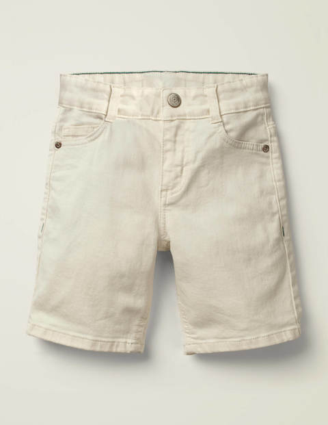 Denim Shorts - Calico Cream Denim Shorts - Calico Cream