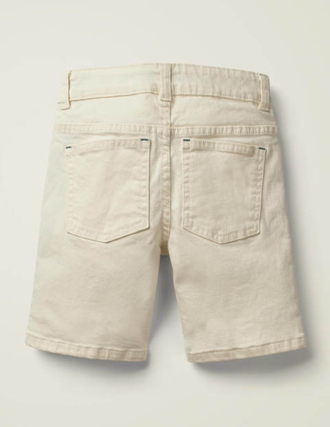 Denim Shorts - Calico Cream Denim Shorts - Calico Cream