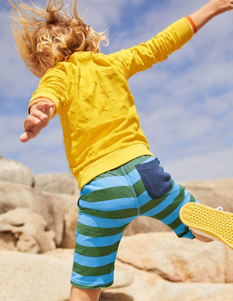 Jersey Baggies - Surfboard Blue/Action Green Jersey Baggies - Surfboard Blue/Action Green