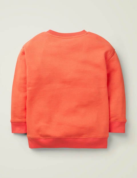 Superstitch-Sweatshirt Mit Tiermotiv - Montbretien-Orange, Tiger Superstitch-Sweatshirt Mit Tiermotiv - Montbretien-Orange, Tiger