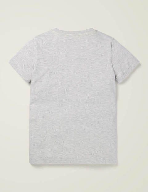 T-Shirt Mit Obst- Und Gemüsemotiv - Silbergrau Meliert, Banane T-Shirt Mit Obst- Und Gemüsemotiv - Silbergrau Meliert, Banane