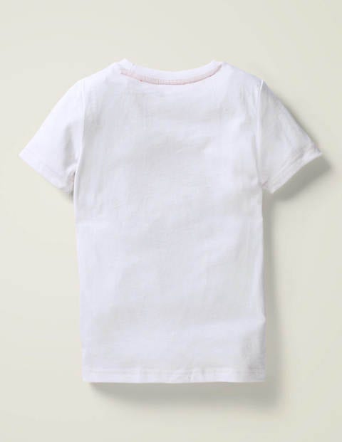 Cool Cat Flocked T-shirt - White Lion Cool Cat Flocked T-shirt - White Lion
