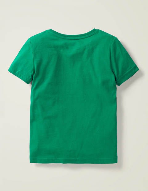 Im Dunkeln Leuchtendes T-Shirt Mit Sportmotiv - Alpengrün, Fußballer Im Dunkeln Leuchtendes T-Shirt Mit Sportmotiv - Alpengrün, Fußballer