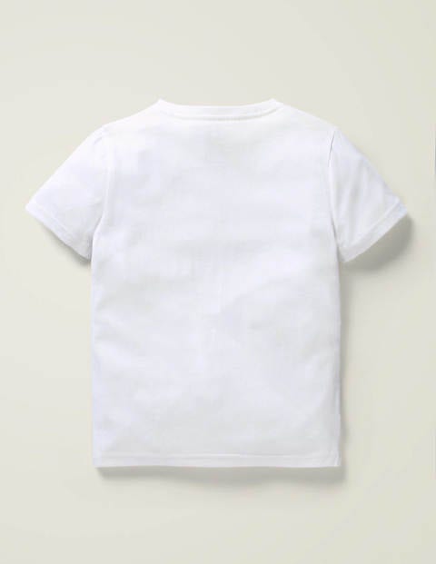 T-Shirt Mit Fahrzeugapplikation - Weiß, Baustellenfahrzeuge T-Shirt Mit Fahrzeugapplikation - Weiß, Baustellenfahrzeuge