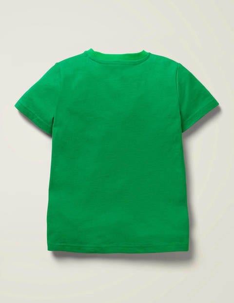 Neues Fröhliches Garten-T-Shirt - Smaragdgrün Meliert, Biene Neues Fröhliches Garten-T-Shirt - Smaragdgrün Meliert, Biene