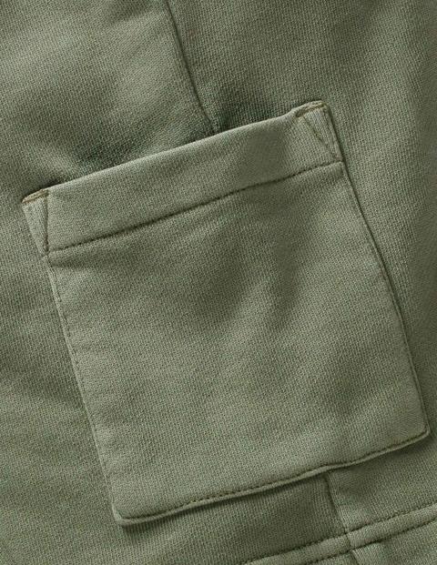 Jersey Cargo Shorts - Herb Green Jersey Cargo Shorts - Herb Green
