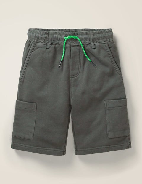 Jersey Cargo Shorts - Smoke Grey Jersey Cargo Shorts - Smoke Grey