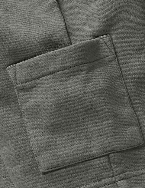 Jersey Cargo Shorts - Smoke Grey Jersey Cargo Shorts - Smoke Grey