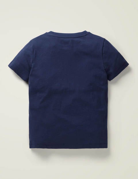 Colour-change Sequin T-shirt - College Navy Chameleon Colour-change Sequin T-shirt - College Navy Chameleon