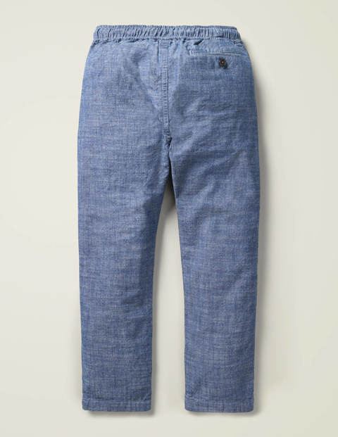 Summer Pull-On Pants - Mid Blue Chambray Summer Pull-On Pants - Mid Blue Chambray