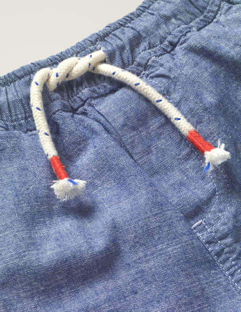 Summer Pull-On Pants - Mid Blue Chambray Summer Pull-On Pants - Mid Blue Chambray