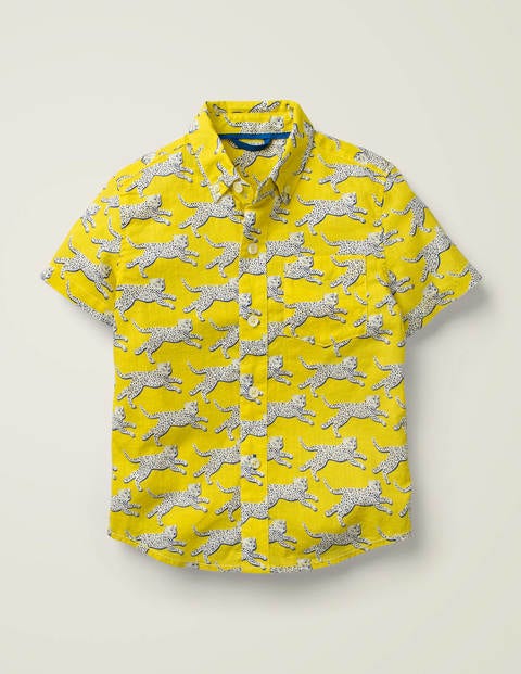 Vacation Shirt - Daffodil Leaping Leopard Vacation Shirt - Daffodil Leaping Leopard