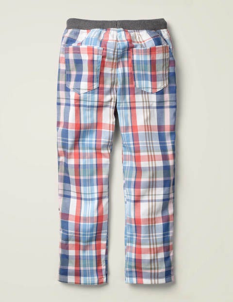 Surf Roll-up Trousers - Blue/Red Madras Surf Roll-up Trousers - Blue/Red Madras