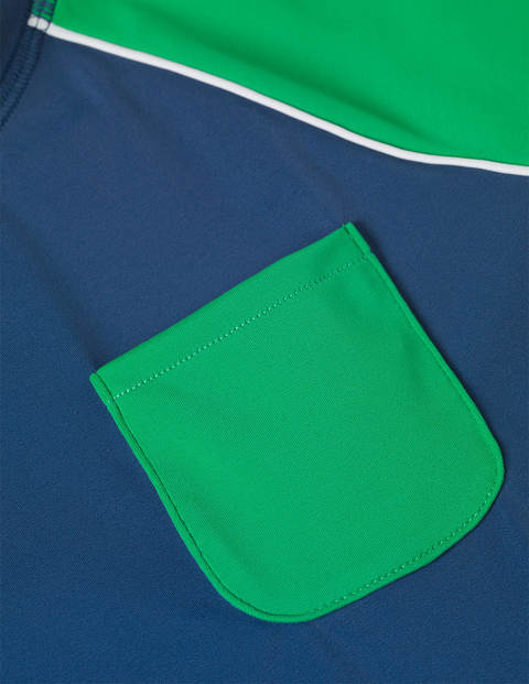 Short-Sleeved Rash Vest - Deep Sea Blue/Shamrock Green Short-Sleeved Rash Vest - Deep Sea Blue/Shamrock Green