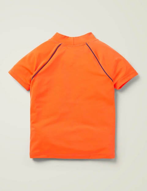 Short-Sleeved Rash Vest - Neon Orange Short-Sleeved Rash Vest - Neon Orange