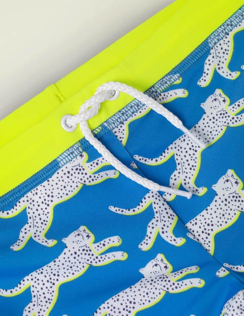 Natural World Swim Trunks - Pool Blue Cheetahs Natural World Swim Trunks - Pool Blue Cheetahs