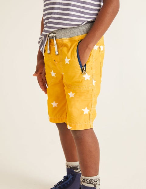 Abenteuer-Shorts - Sonnengelb, Sterne Abenteuer-Shorts - Sonnengelb, Sterne