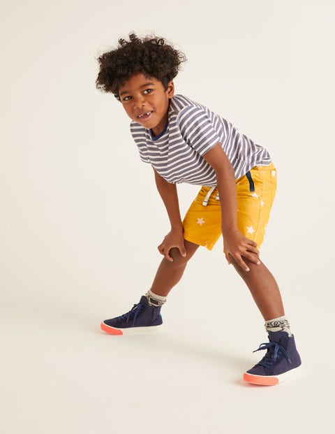 Abenteuer-Shorts - Sonnengelb, Sterne Abenteuer-Shorts - Sonnengelb, Sterne