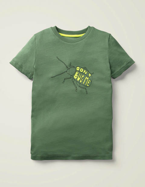 Animal Printed T-Shirt - Rosemary Green Bug Animal Printed T-Shirt - Rosemary Green Bug