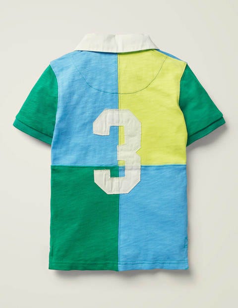 Polo traditionnel - Bleu surf multi Polo traditionnel - Bleu surf multi